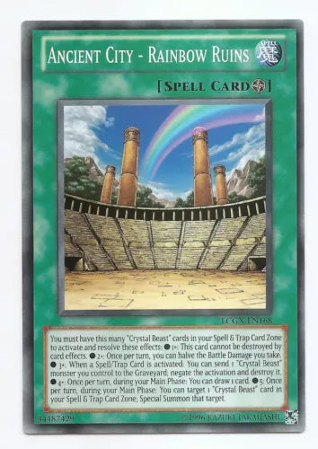 Ancient City - Rainbow Ruins - LCGX-EN168 - Common - UNL Edition - YuGiOh