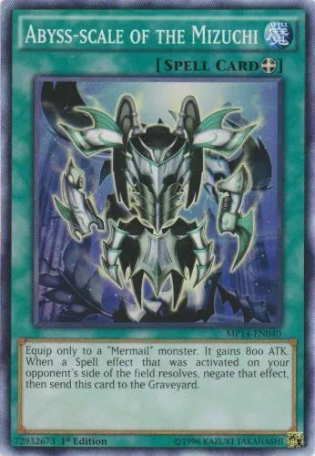 Abyss-scale of the Mizuchi - MP14-EN040 - Common - 1st Edition - YuGiOh