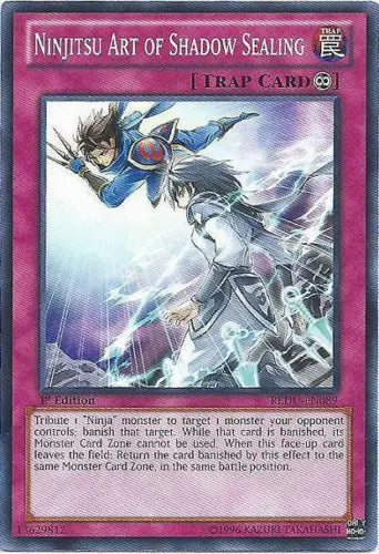 Ninjitsu Art of Shadow Sealing - REDU-EN089 - Common - Mixed Editions - YuGiOh