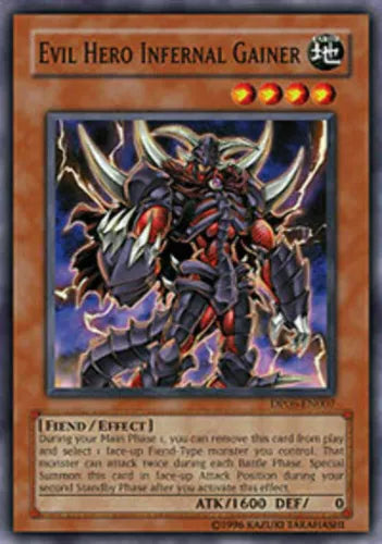 Evil Hero Infernal Gainer - DP06-EN007 - Common - Unlimited Edition - YuGiOh