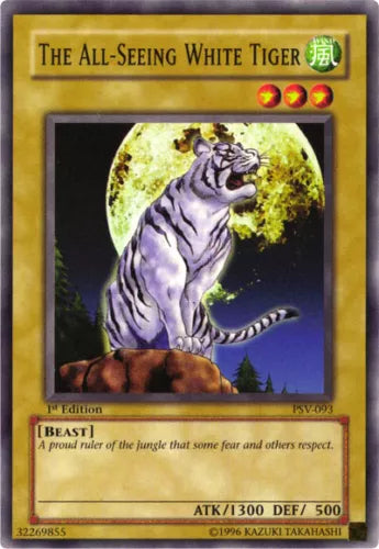 The All-Seeing White Tiger - PSV-093 - Common - Mixed Editions - YuGiOh LP