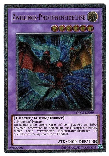 Twin Photon Lizard - ORCS-EN039 - Ultimate Rare - 1st Edition - YuGiOh