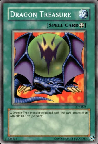 Dragon Treasure - LOB-092 - Common - Unlimited Edition - YuGiOh