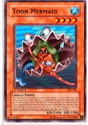 Toon Mermaid - SDP-023 - Common - Unlimited Edition - YuGiOh LP