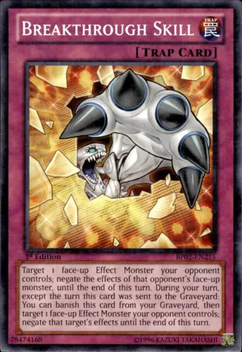 Breakthrough Skill - BP02-EN215 - Common - 1st Edition - YuGiOh