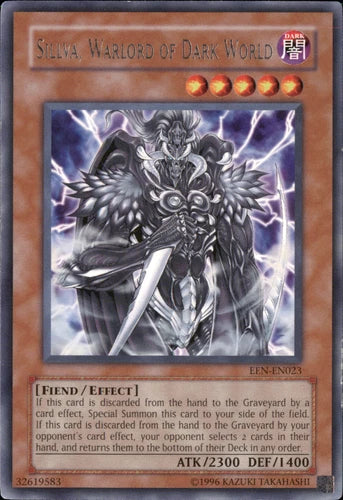 Sillva, Warlord of Dark World - EEN-EN023 - Rare - 1st Edition - YuGiOh