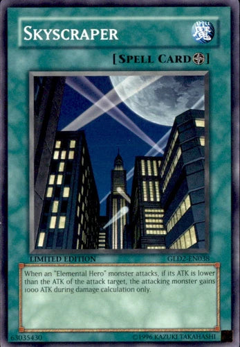 Skyscraper - GLD2-EN038 - Common - Limited Edition - YuGiOh