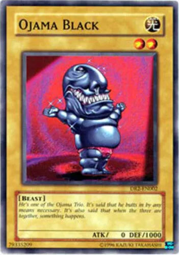 Ojama Black - DR2-EN002 - Common - Unlimited Edition - YuGiOh