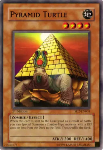 Pyramid Turtle - SD2-EN005 - Common - 1st Edition - YuGiOh