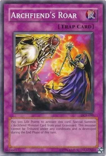 Archfiend's Roar - DCR-099 - Common - Unlimited Edition - YuGiOh