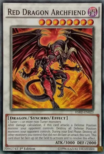 Red Dragon Archfiend - HSRD-EN023 - Common - 1st Edition - YuGiOh