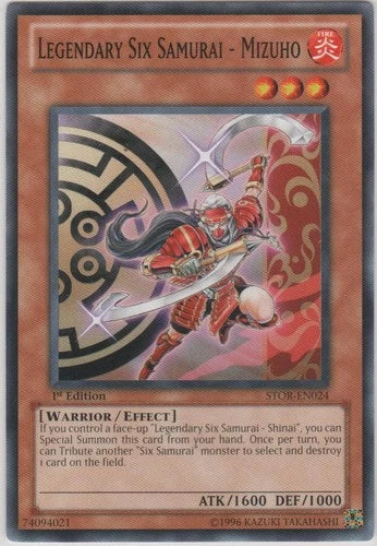 Legendary Six Samurai - Mizuho - STOR-EN024 - Common - Mixed Editions - YuGiOh