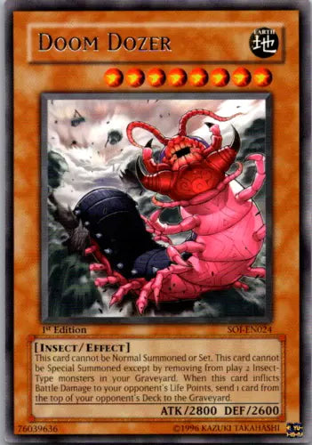 Doom Dozer - SOI-EN024 - Rare - Unlimited Edition - YuGiOh