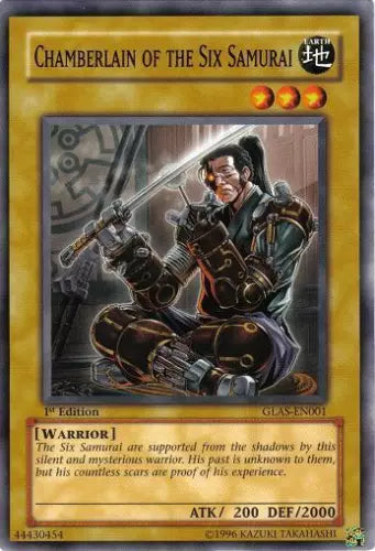 Chamberlain of the Six Samurai - GLAS-EN001 - Common - Mixed Editions - YuGiOh