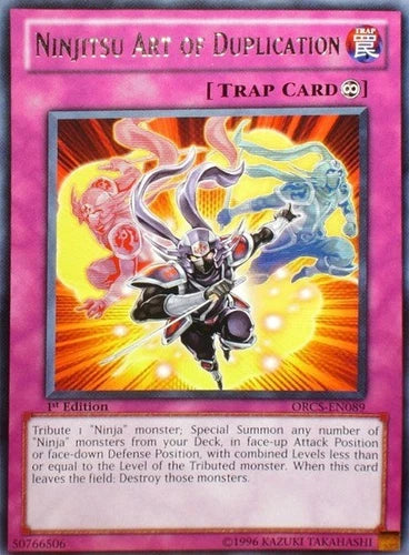Ninjitsu Art of Duplication - ORCS-EN089 - Rare - Unlimited Edition - YuGiOh