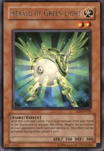 Herald of Green Light - EOJ-EN018 - Rare - Unlimited Edition - YuGiOh