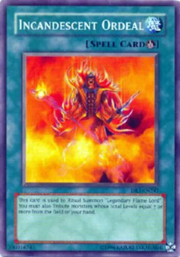 Incandescent Ordeal - DR1-EN247 - Common - Unlimited Edition - YuGiOh