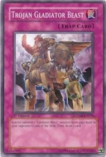 Trojan Gladiator Beast - CRMS-EN078 - Common - 1st Edition - YuGiOh