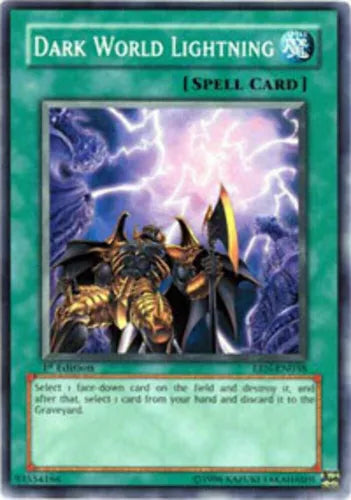 Dark World Lightning - EEN-EN038 - Common - 1st Edition - YuGiOh