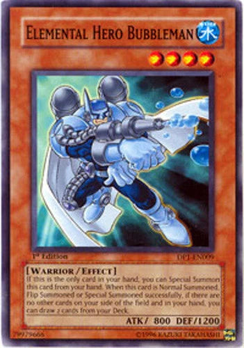 Elemental Hero Bubbleman - DP1-EN009 - Common - Unlimited Edition - YuGiOh