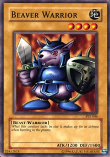 Beaver Warrior - SYE-006 - Common - Unlimited Edition - YuGiOh LP