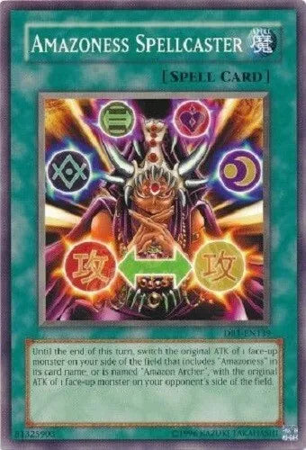 Amazoness Spellcaster - DR1-EN139 - Common - Unlimited Edition - YuGiOh
