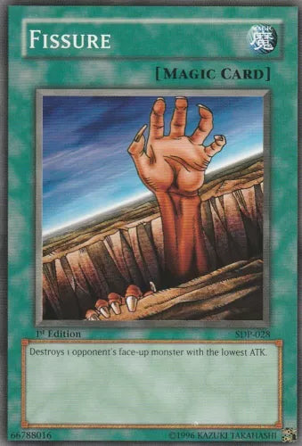 Fissure - SDP-028 - Common - Unlimited Edition - YuGiOh LP