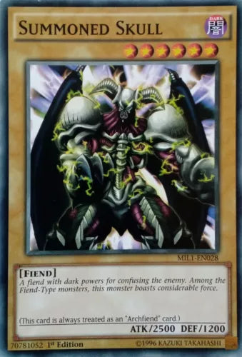 Summoned Skull - MIL1-EN028 - Common - 1st Edition - YuGiOh