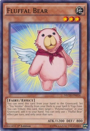 Fluffal Bear - NECH-EN016 - Common - 1st Edition - YuGiOh