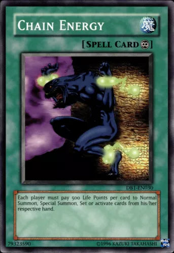 Chain Energy - DB1-EN030 - Common - Unlimited Edition - YuGiOh