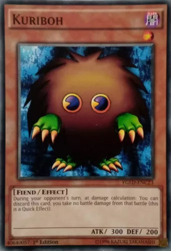 Kuriboh - YGLD-ENC23 - Common - 1st Edition - YuGiOh