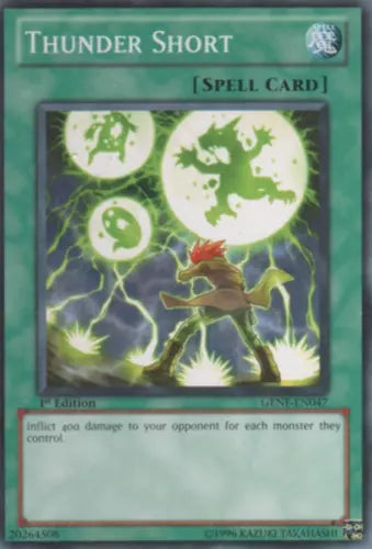 Thunder Short - GENF-EN047 - Common - Unlimited Edition - YuGiOh
