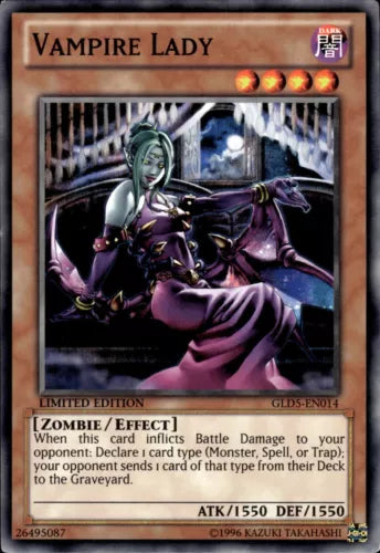 Vampire Lady - GLD5-EN014 - Common - Limited Edition - YuGiOh