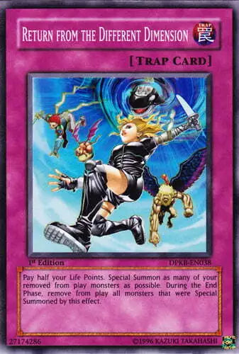 Return from the Different Dimension - DPKB-EN038 - Super Rare - 1st Edition