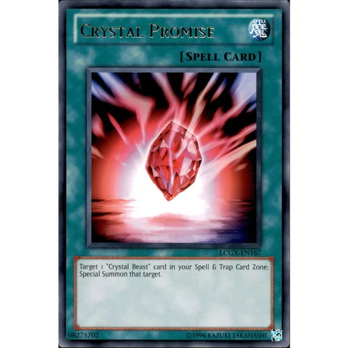Crystal Promise - LCGX-EN167 - Rare - Unlimited Edition - YuGiOh