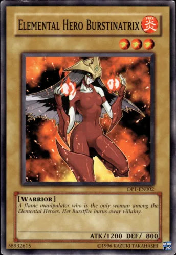 Elemental Hero Burstinatrix - DP1-EN002 - Common - Unlimited Edition - YuGiOh