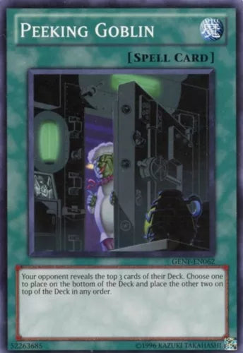 Peeking Goblin - GENF-EN062 - Common - 1st Edition - YuGiOh