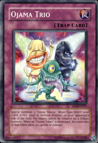 Ojama Trio - DP2-EN027 - Common - Unlimited Edition - YuGiOh