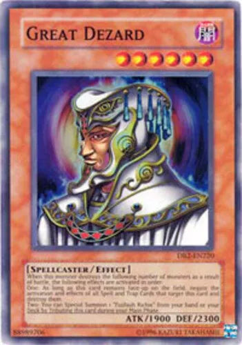 Great Dezard - DB2-EN220 - Super Rare - Unlimited Edition - YuGiOh