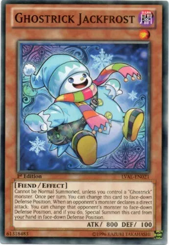 Ghostrick Jackfrost - LVAL-EN021 - Common - Mixed Editions - YuGiOh
