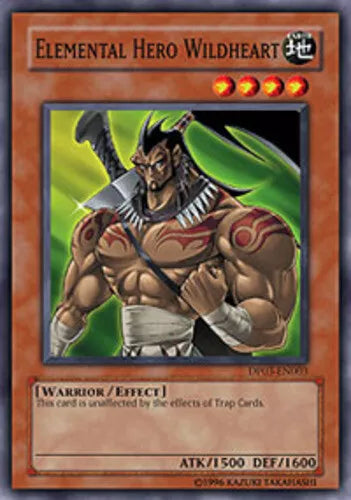 Elemental Hero Wildheart - DP03-EN003 - Common - Unlimited Edition - YuiGiOh