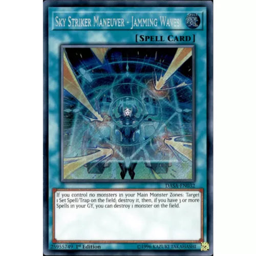 Sky Striker Maneuver - Jamming Waves! - DASA-EN032 - Secret Rare - 1st Edition