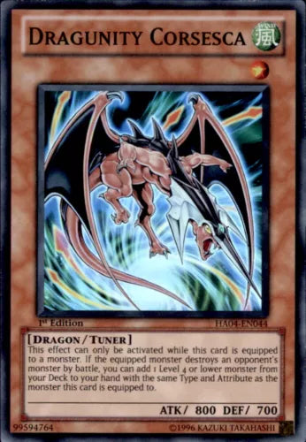 Dragunity Corsesca - HA04-EN044 - Super Rare - Unlimited Edition - YuGiOh LP
