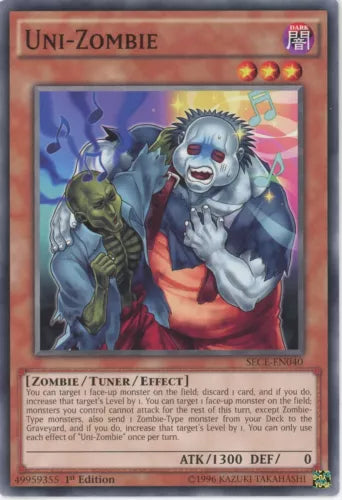 Uni-Zombie - SECE-EN040 - Common - Mixed Editions - YuGiOh