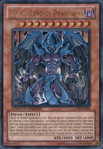 Raviel, Lord of Phantasms - LC02-EN003 - Ultra Rare - Limited Edition - YuGiOh