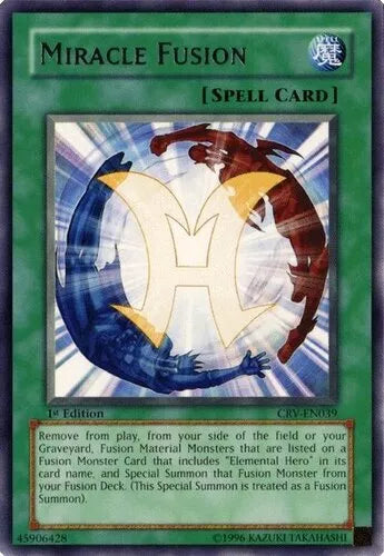 Miracle Fusion - CRV-EN039 - Rare - Unlimited Edition - YuGiOh