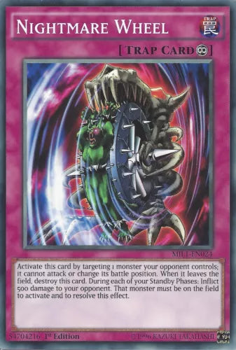 Nightmare Wheel - MIL1-EN024 - Common - 1st Edition - YuGiOh