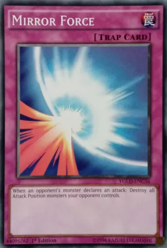 Mirror Force - YGLD-ENC36 - Common - 1st Edition - YuGiOh