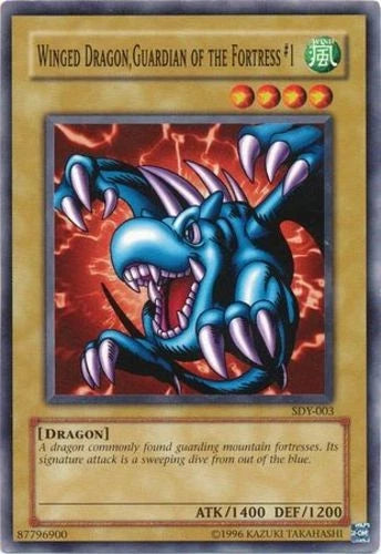 Winged Dragon, Guardian of the Fortress #1 - SDY-003 - Common Unlimited Edition