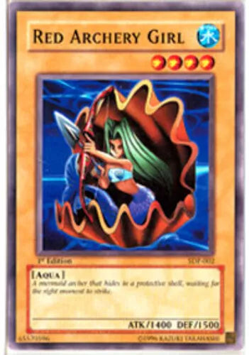 Red Archery Girl - SDP-002 - Common - Unlimited Edition - YuGiOh LP